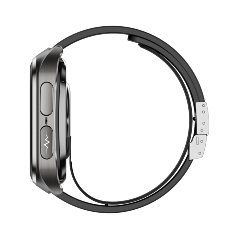 EKG-Uhr mit Luftpumpe, Airbag-Design, 2,06-Zoll-AMOLED-HD-Farbbildschirm, geführte Messung, genau und zuverlässig, intelligente Sprachsteuerung, OEM