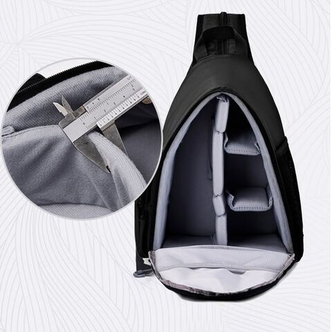 Bolsa de ombro impermeável para câmera DSLR com suporte para tripé, modelo 2025 - Ideal para fotógrafos profissionais
