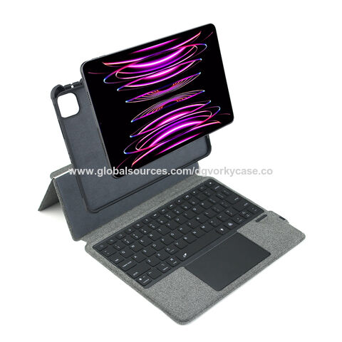 Funda 5 en 1 con teclado Bluetooth magnético para iPad de 10-13 pulgadas