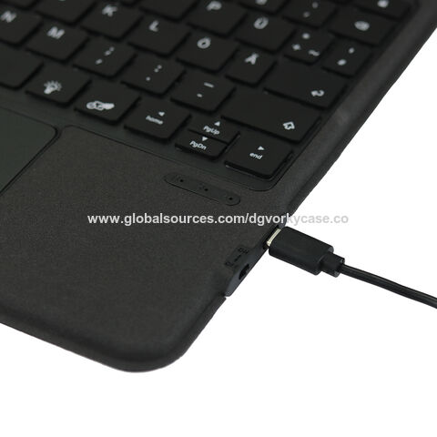 Funda 5 en 1 con teclado Bluetooth magnético para iPad de 10-13 pulgadas