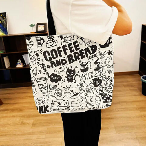 Damenhandtaschen Schultertaschen Große Kapazität Canvas Tasche für Frauen Ins Waldstil Vielseitige Schultertasche Pendlertasche Studentische Klasse