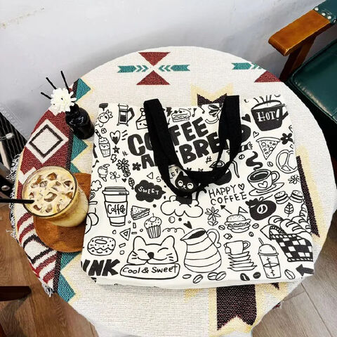 Damenhandtaschen Schultertaschen Große Kapazität Canvas Tasche für Frauen Ins Waldstil Vielseitige Schultertasche Pendlertasche Studentische Klasse