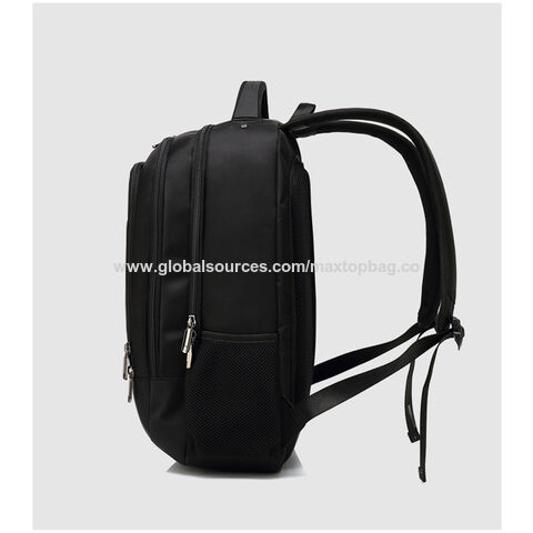 Multifunktionaler, schlichter Laptop-Rucksack, Grau, Business-Stil, Reisetasche, wasserdichter Oxford-Freizeit-Computerrucksack mit USB