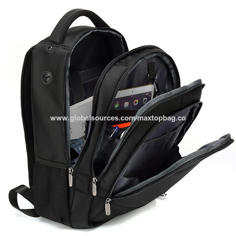 Multifunktionaler, schlichter Laptop-Rucksack, Grau, Business-Stil, Reisetasche, wasserdichter Oxford-Freizeit-Computerrucksack mit USB