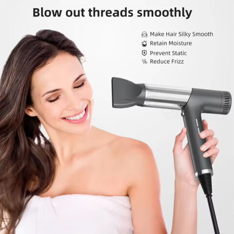 Sèche-cheveux Haute Vitesse 5 en 1 Outils de Coiffure Personnalisés 110000RPM Ions Négatifs Professionnels Vente en Gros Brosse à Air Chaud et Froid Ionique