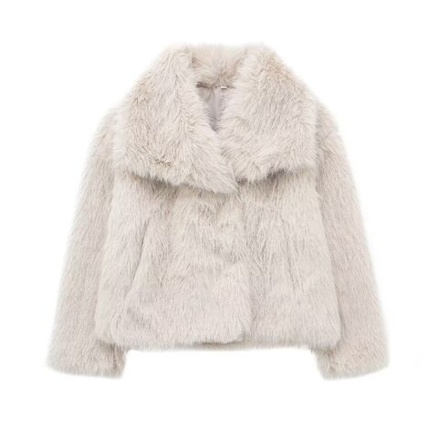Manteau épais en laine d'agneau pour femmes, manteau en fourrure d'hiver pour femmes, veste chaude d'hiver, manteau de couleur unie, manteau en fausse fourrure, grand manteau de fourrure