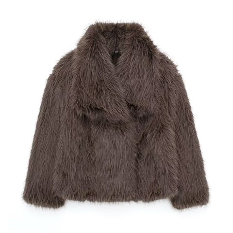 Manteau épais en laine d'agneau pour femmes, manteau en fourrure d'hiver pour femmes, veste chaude d'hiver, manteau de couleur unie, manteau en fausse fourrure, grand manteau de fourrure