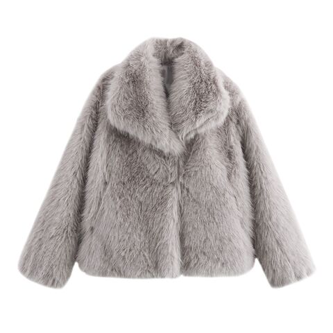 Manteau épais en laine d'agneau pour femmes, manteau en fourrure d'hiver pour femmes, veste chaude d'hiver, manteau de couleur unie, manteau en fausse fourrure, grand manteau de fourrure