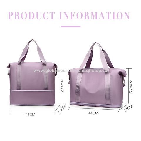 Bolsa de gimnasio deportiva con logo personalizado de fábrica, bolsa de almacenamiento de gran capacidad, bolsa organizadora de viaje