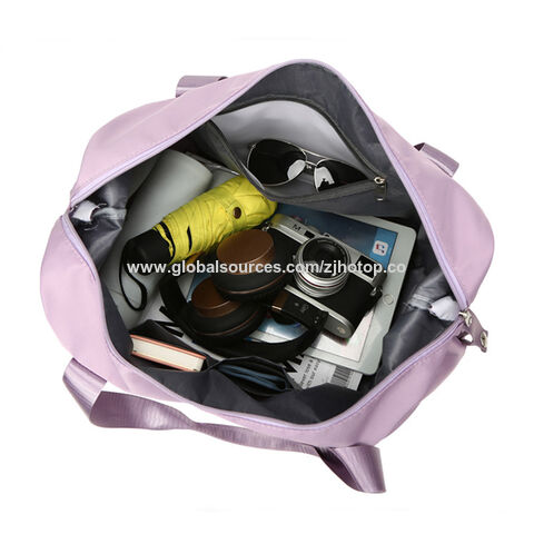 Bolsa de gimnasio deportiva con logo personalizado de fábrica, bolsa de almacenamiento de gran capacidad, bolsa organizadora de viaje