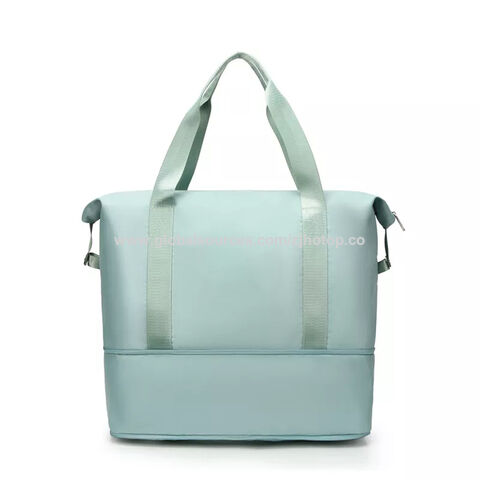 Bolsa de gimnasio deportiva con logo personalizado de fábrica, bolsa de almacenamiento de gran capacidad, bolsa organizadora de viaje