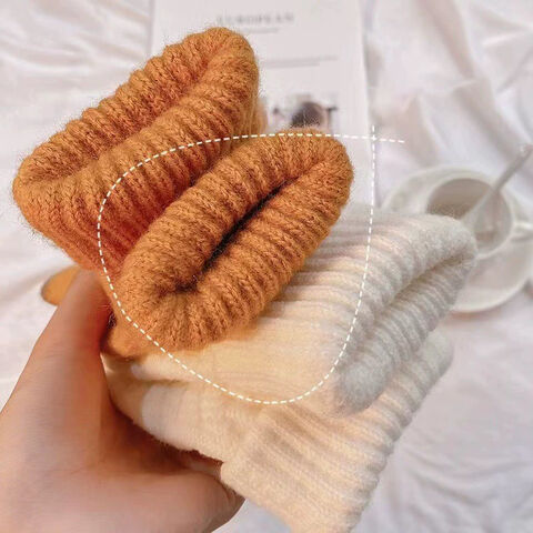Gants d'hiver personnalisés, style ananas, cachemire, doigts complets, écran tactile, tricotés, chauds, jacquard, mode, plus gants en laine