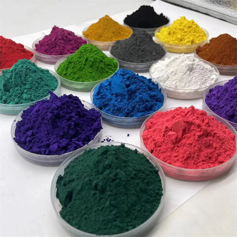 Fornecedor da China de Alta Qualidade Óxido de Ferro Cores Amarelo Preto Verde em Pó Para Pigmento