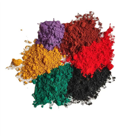 Fornecedor da China de Alta Qualidade Óxido de Ferro Cores Amarelo Preto Verde em Pó Para Pigmento