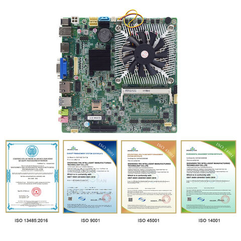 Carte mère fine pour borne et pare-feu avec CPU Intel Core i7-4770U de 4e génération, DDR3, bureau H81 Haswell, écran 4K, DC 12V/19V