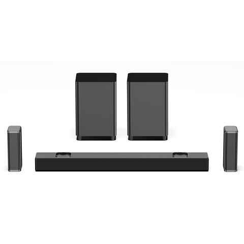 Fábrica OEM Barra de Som 5.2.4CH DOLBY ATMOS COM Subwoofer Com Fio e Satélite Sem Fio 340W