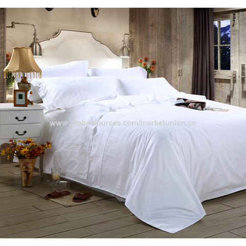 Set Seprai Hotel 4pcs: Sarung Bantal, Sprei, Sarung Selimut