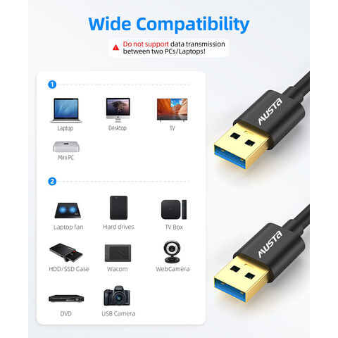 USB 3.0 A Stecker auf A Stecker Datenkabel für schnelle Datenübertragung