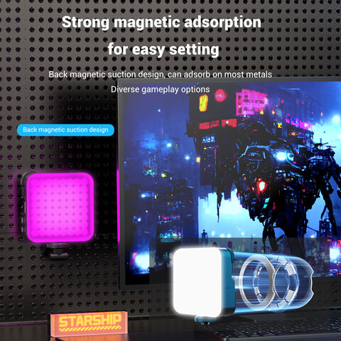 A16 Sistema de Imagen con Clip Magnético | Multi-Enlace Expandible para Cámara/Teléfono/Trípode | Difusión Suave OEM