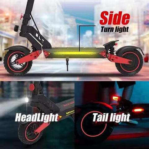 MaxWheel Trottinette Électrique Pliante Haute Vitesse 10" 500W 48V Puissant Scooter Tout-Terrain pour Adultes avec Tube Réglable