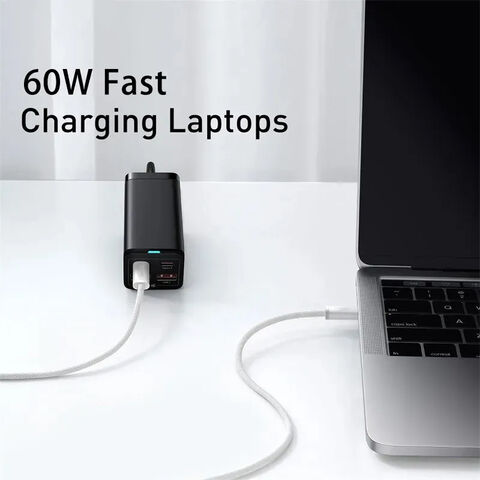 Venta al por mayor buen precio 60W tipo C Nylon recubierto teléfono móvil accesorios cargador caja rápida carga tipo C cable de carga USB