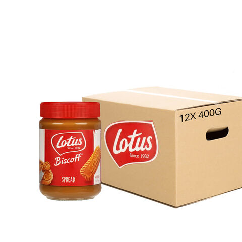 Crema de untar Lotus Biscoff 400g en palés