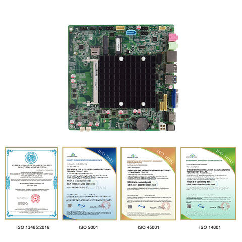 Placa Base Mini-ITX de Alto Rendimiento DDR3L RAM 2G/4G/6G/8G VGA HD-MI 4K 1080P LVDS 8*USB 1/2*LAN con Procesador 1900 Quad Core
