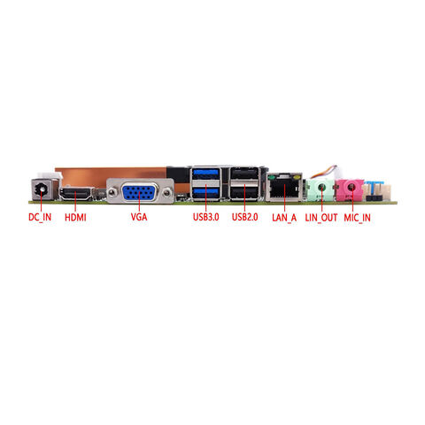 Fabricante de placas base Mini-ITX, placa industrial mini con CPU Intel Core i7-6500U de 6ª generación, DDR3, 1 o 2 puertos LAN RJ45