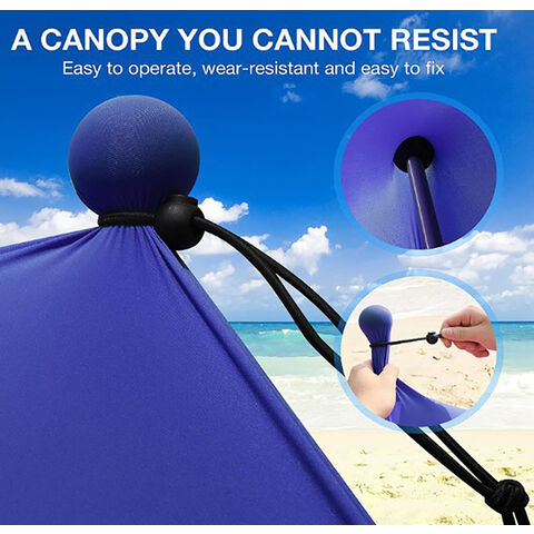 Tienda de playa familiar plegable portátil con postes de aluminio, la más vendida en Amazon