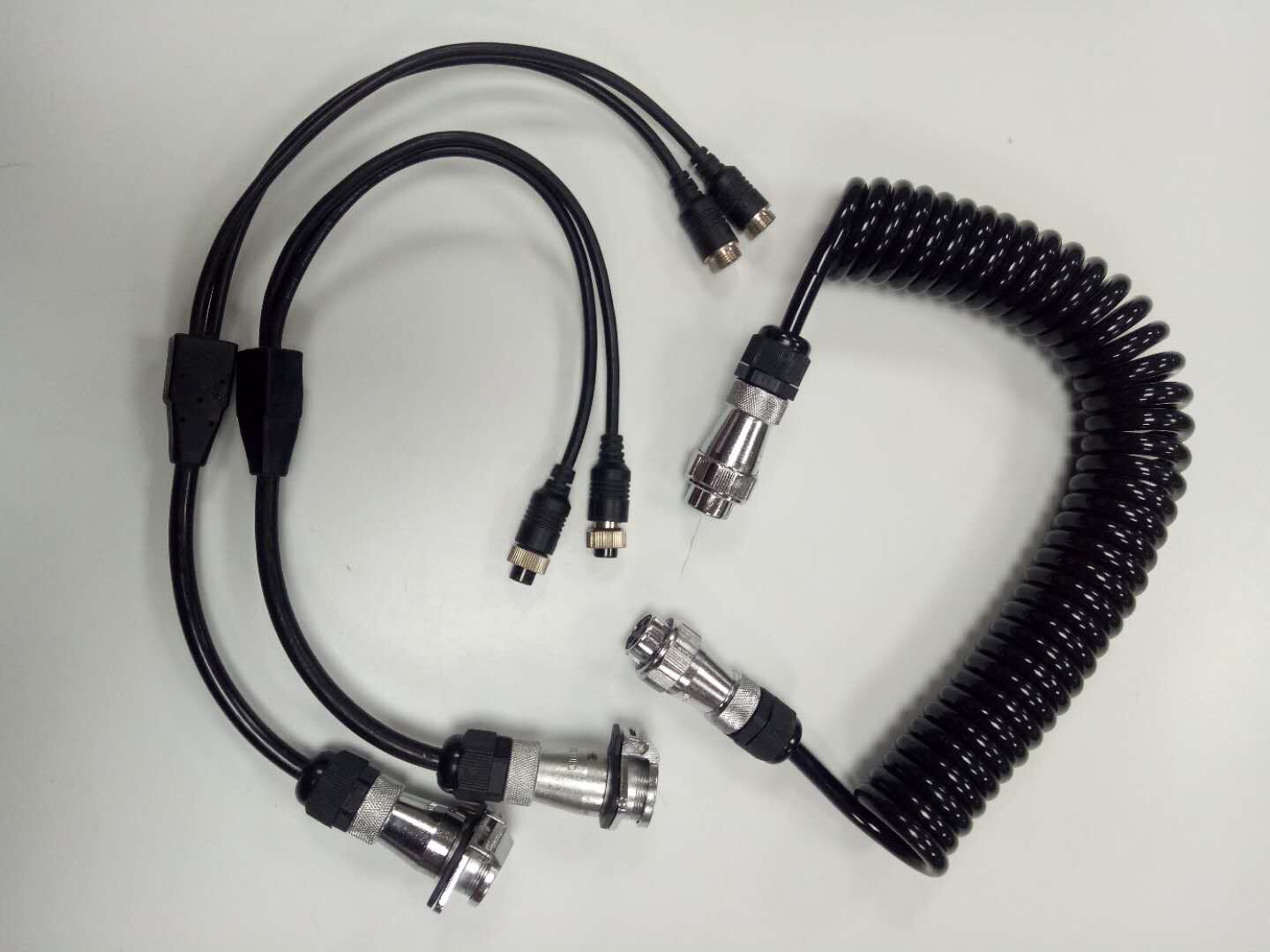 Spring Aviation Cable Video Cable 4 Core Semi-trailer Truck Reverse ...