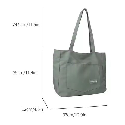 Großhandel Damen Tragetasche mit individuellem Logo, Einkaufstasche aus Canvas und Reisetasche Messenger Bags