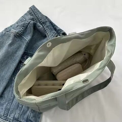 Großhandel Damen Tragetasche mit individuellem Logo, Einkaufstasche aus Canvas und Reisetasche Messenger Bags
