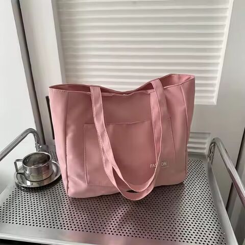 Großhandel Damen Tragetasche mit individuellem Logo, Einkaufstasche aus Canvas und Reisetasche Messenger Bags