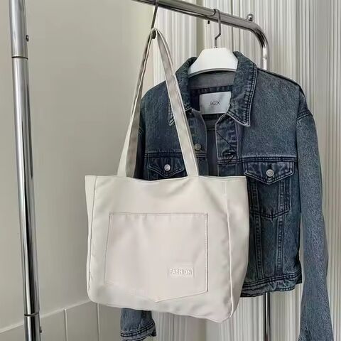 Großhandel Damen Tragetasche mit individuellem Logo, Einkaufstasche aus Canvas und Reisetasche Messenger Bags