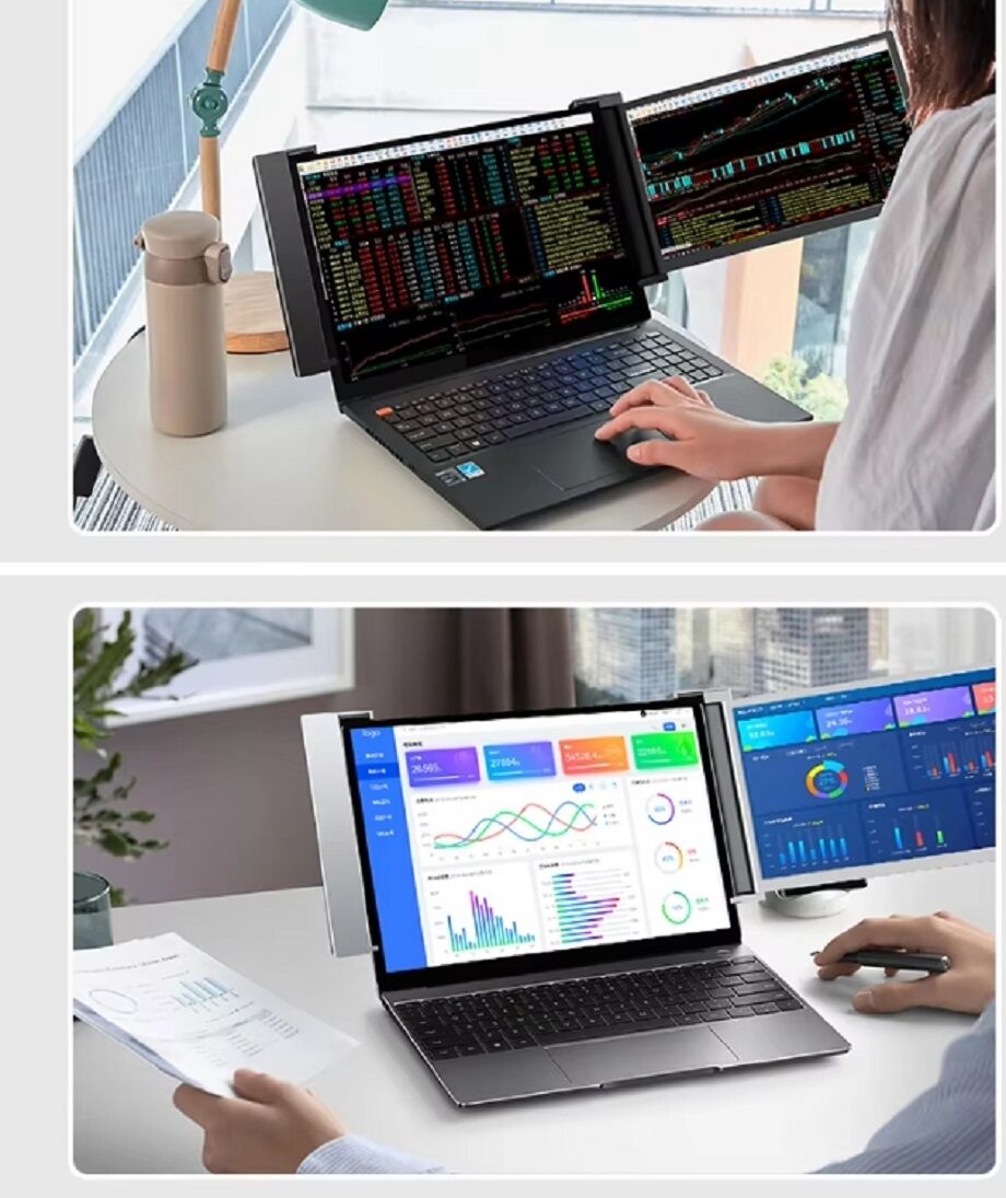 Ips 1080p 14 Inch Monitor Screen Hdr Plug & Play Hung On The Laptop ...