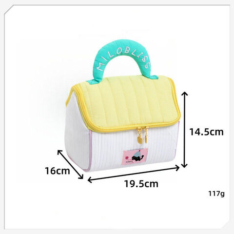 Large Capacity Cute Cabin House Makeup Bag Durable Portable Cosmetics Storage Bag Zipper Closure Fashion Candy Bag for Travel