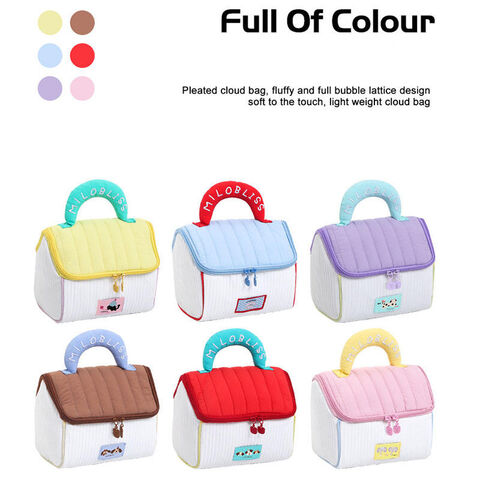 Large Capacity Cute Cabin House Makeup Bag Durable Portable Cosmetics Storage Bag Zipper Closure Fashion Candy Bag for Travel