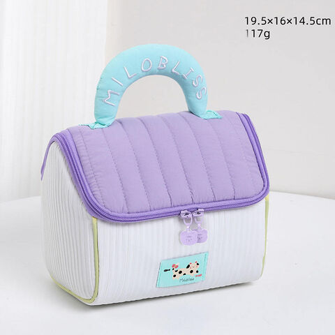 Large Capacity Cute Cabin House Makeup Bag Durable Portable Cosmetics Storage Bag Zipper Closure Fashion Candy Bag for Travel