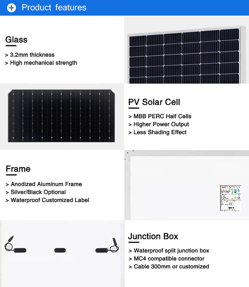 Hot Pick630w N-type All Black Solar Panel | Bifacial Dual Glass Half ...
