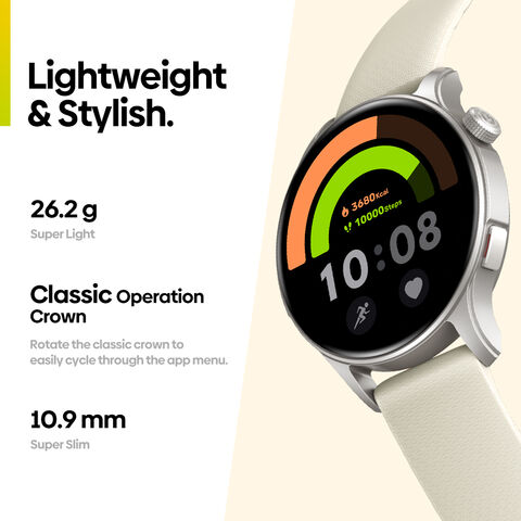 Zeblaze Btalk 3 GPS 1.43" AMOLED Smartwatch con GPS, Llamadas Telefónicas, Monitoreo de Salud, Seguimiento y Correa Adicional para Deportes al Aire Libre