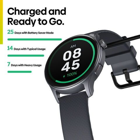Zeblaze Btalk 3 GPS 1.43" AMOLED Smartwatch con GPS, Llamadas Telefónicas, Monitoreo de Salud, Seguimiento y Correa Adicional para Deportes al Aire Libre