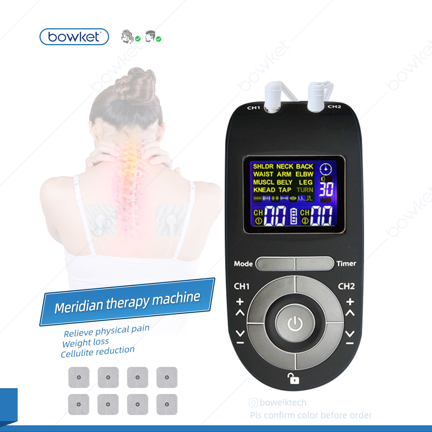 Bulk Buy China Wholesale Bowket Digital Therapy Massage Machine Muscle ...