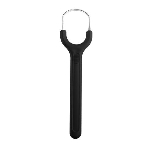 Raspador de Lengua de Acero Inoxidable 304 con Mango Único en Forma de U, Limpiador de Lengua en Forma de Y
