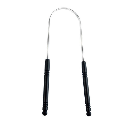 Raspador de Lengua de Acero Inoxidable 304 con Mango Único en Forma de U, Limpiador de Lengua en Forma de Y