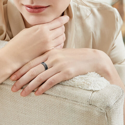 Bague Connectée NTY6511 Style Moderne avec Suivi du Sommeil et de l'Oxygène Sanguin, Faible MOQ, Prix d'Usine et Livraison Rapide