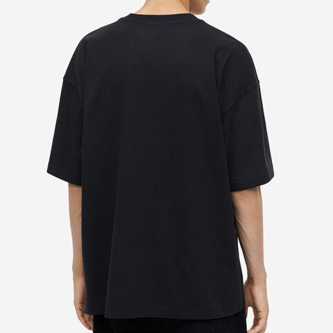 Quality New Fashion Custom Logo 100% Cotton Digital Printing Puff Printing Men Breathable Thick Oversize Crew Neck T Shirt