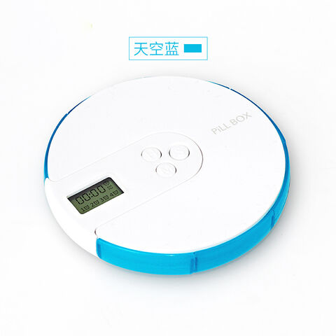 Distributeur de médicaments électronique intelligent et portable, rappel de minuterie 7 jours sur 7, boîte de rangement pour pilules médicamenteuses