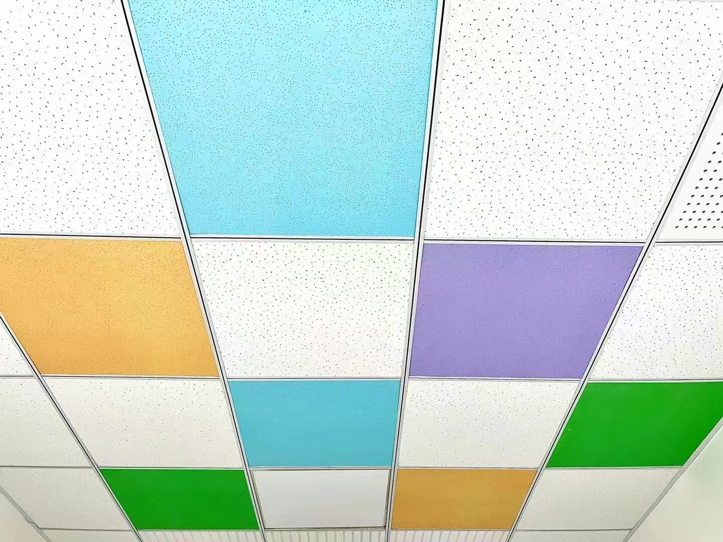 Picture of High Density Fiberglass Acoustic Ceiling Panel Acoustic Ceiling Wall ...
