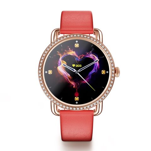Reloj inteligente OEM de moda para mujer, pulsera inteligente resistente al agua para damas