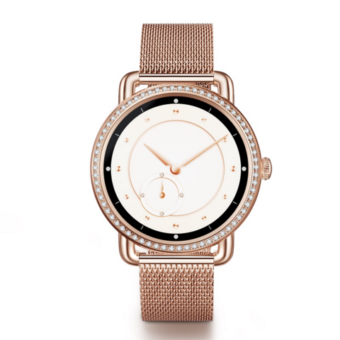 Reloj inteligente OEM de moda para mujer, pulsera inteligente resistente al agua para damas